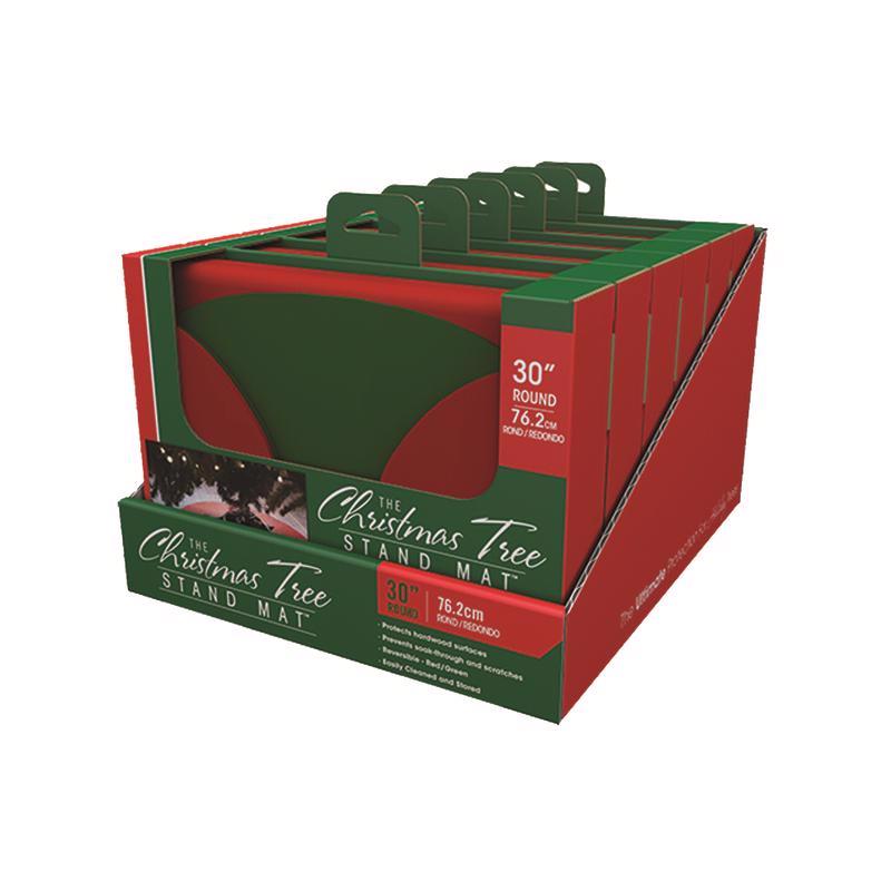 DiversiTech Holiday Christmas Tree Stand Mat Polypropylene 30 in.