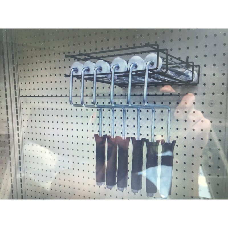 Black Metal Paint Roller Frame Rack