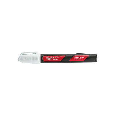 Milwaukee Inkzall White Felt Tip Liquid Paint Marker