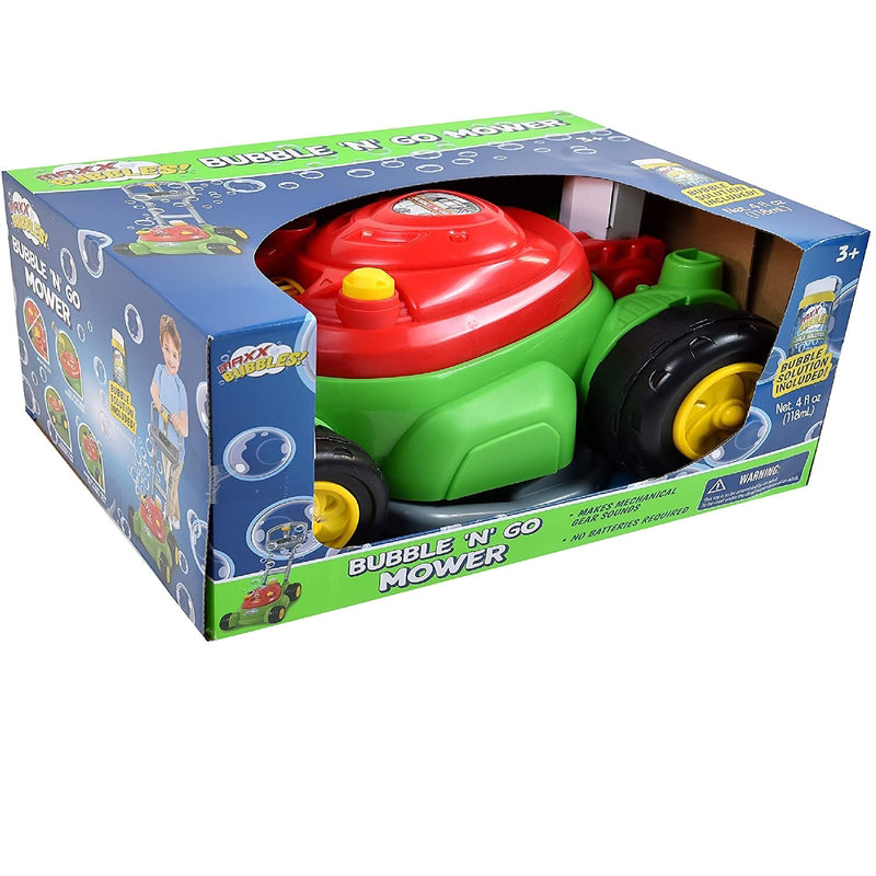 Maxx Bubbles Lawn Mower Bubble Blower Green/Red