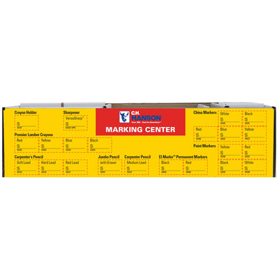 24 in. H X 7 in. W X 12 in. D Multicolor Cardboard Marking Center Display