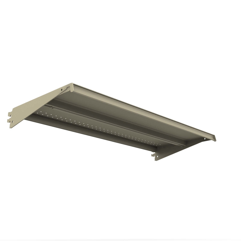 Lozier 36 in. W X 15 in. D Platinum Steel DL Style Shelf 2 pk