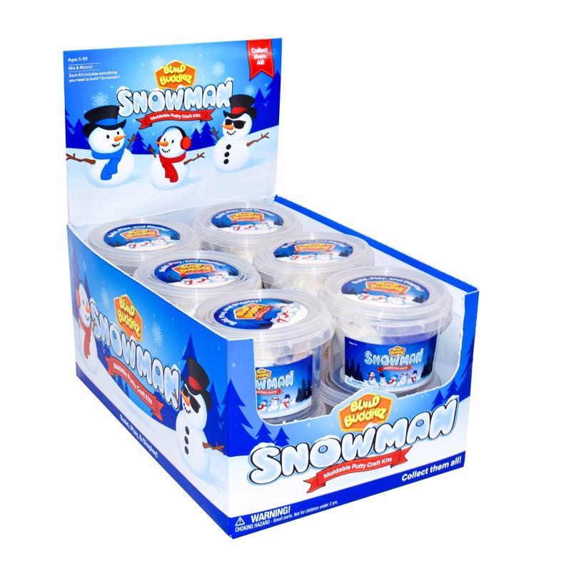 Build Buddiez Snowman Craft Kit Assorted
