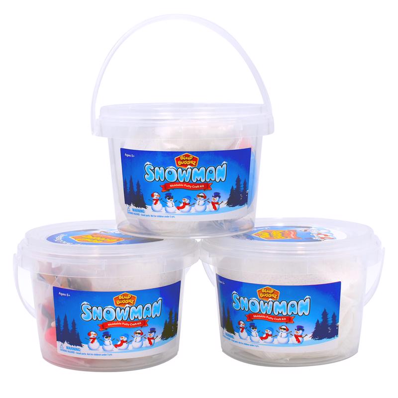 Build Buddiez Snowman Craft Kit Assorted