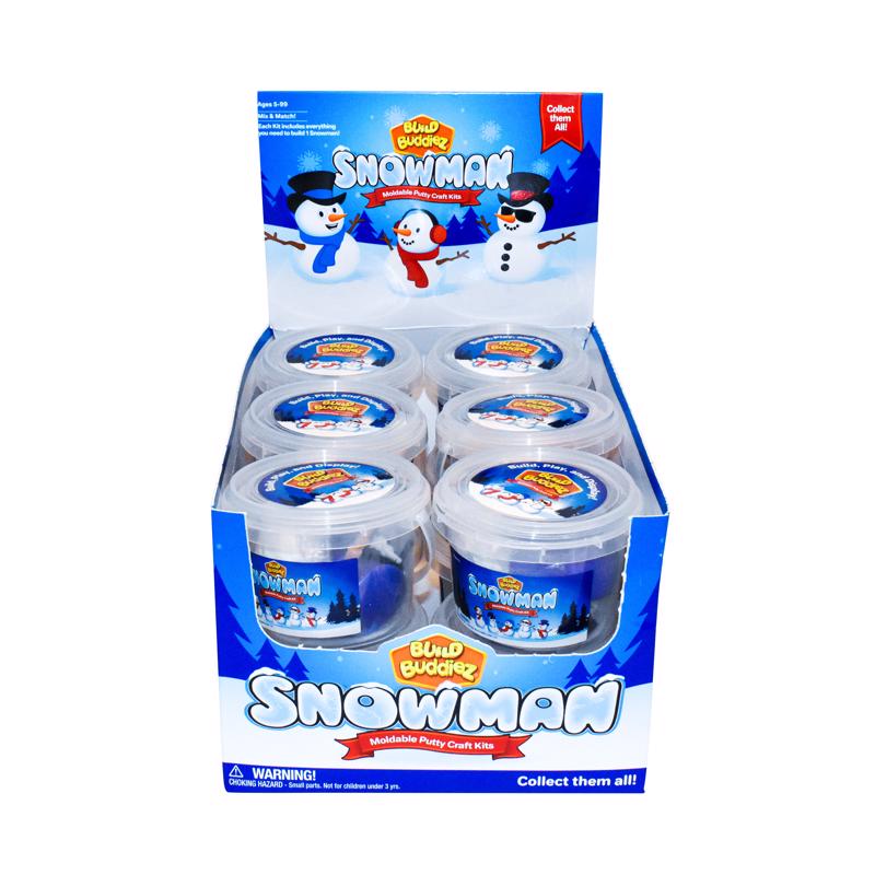 Build Buddiez Snowman Craft Kit Assorted