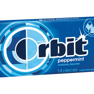 Orbit Sugar Free Peppermint Chewing Gum 14 pc