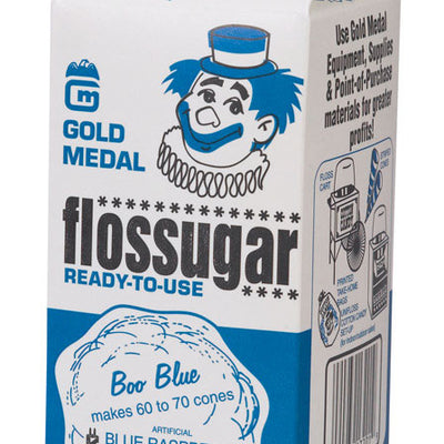 Gold Medal Flossugar Blue Raspberry Cotton Candy Sugar 3.25 lb