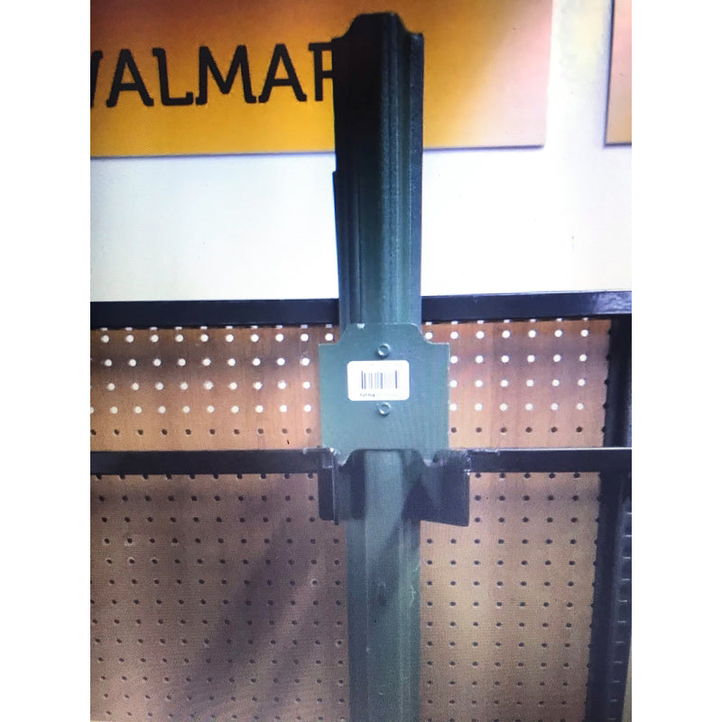 Black Metal Fence Post Holder Rack