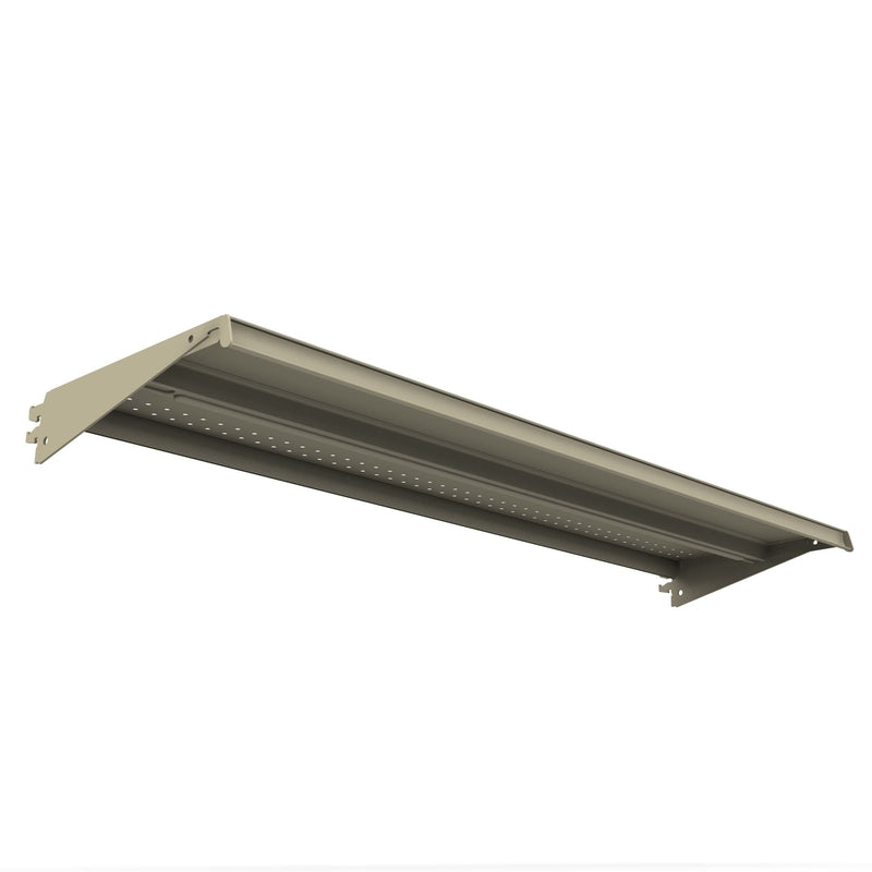Lozier 48 in. W X 13 in. D Platinum Steel DL Style Shelf 2 pk