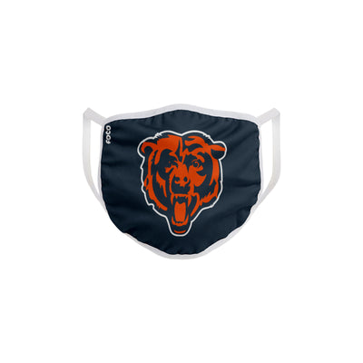 FOCO Household Multi-Purpose Chicago Bears Face Mask Multicolored