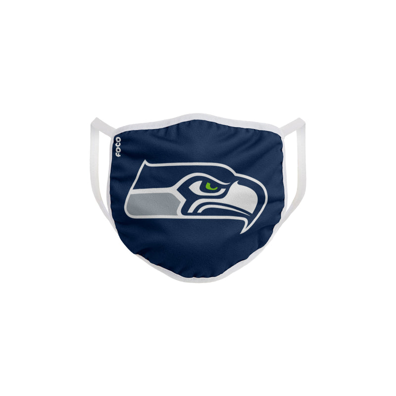 FOCO Household Multi-Purpose Seattle Seahawks Face Mask Multicolored
