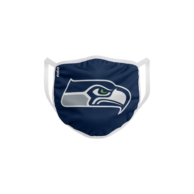 FOCO Household Multi-Purpose Seattle Seahawks Face Mask Multicolored