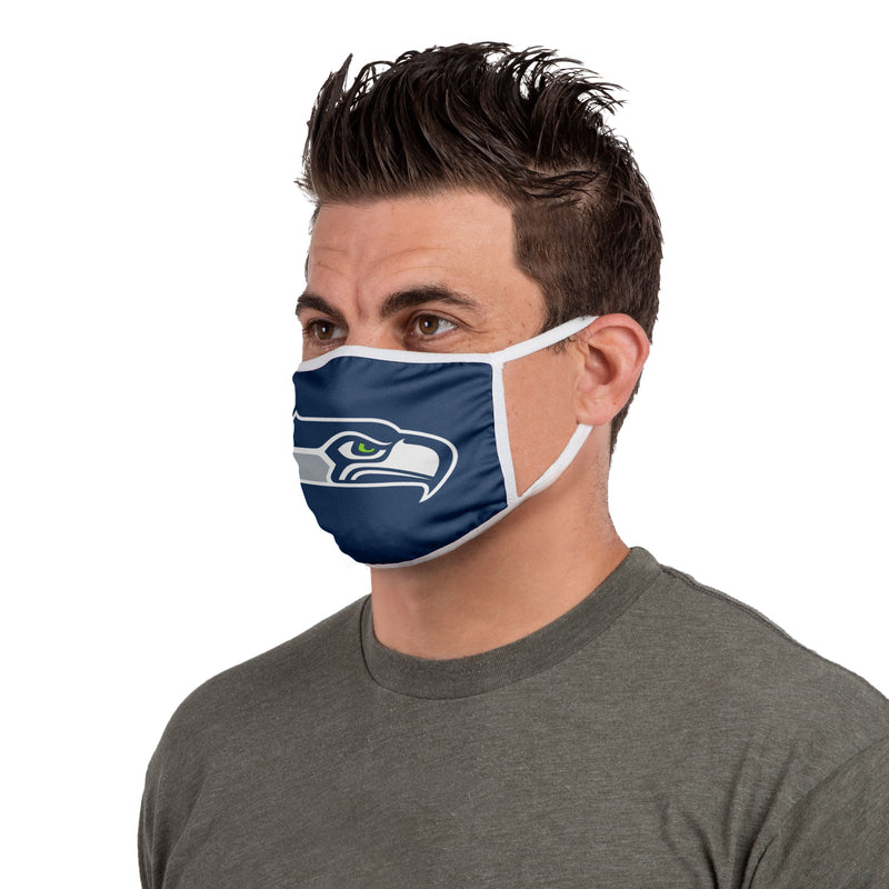 FOCO Household Multi-Purpose Seattle Seahawks Face Mask Multicolored