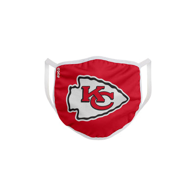 FOCO Household Multi-Purpose Kansas City Chiefs Face Mask Multicolored