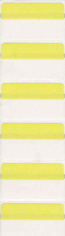 RF Printer Adhesive Backed Yellow Bin Tag Labels - Roll