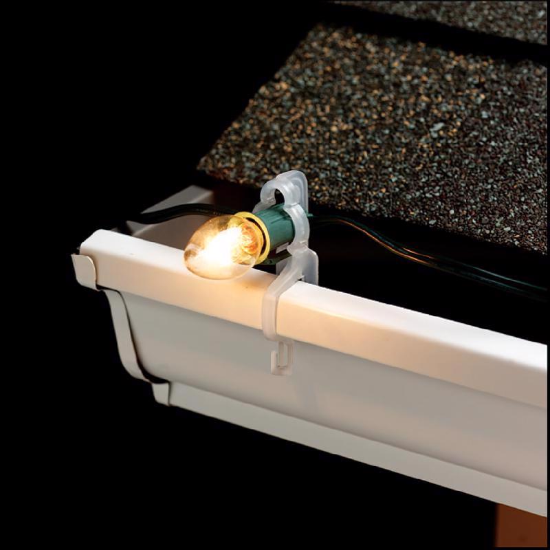 Celebrations Outdoor Universal Gutter/Shingle Light Clip 100 ct