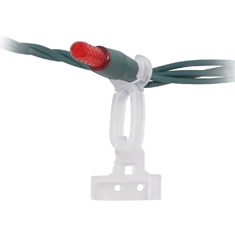 Celebrations Stapler Dual-Direction Light Clips Outdoor Lighting Accessory 25 ct