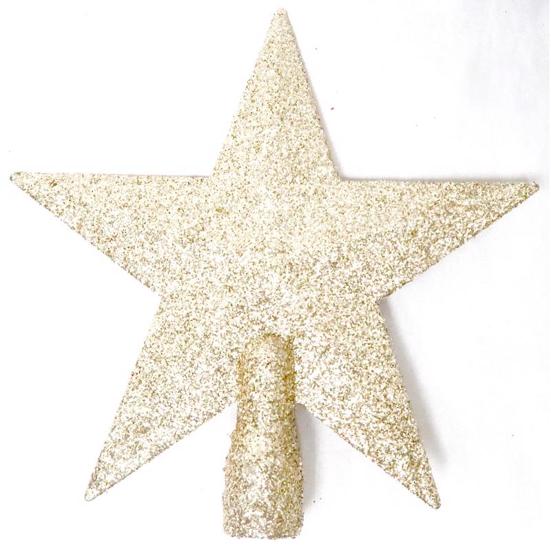 Celebrations Home Mini Glitter Star Tree Topper 6 in.