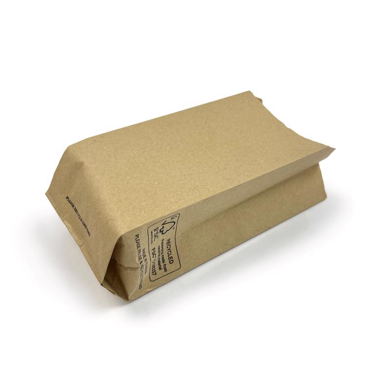 Recycled Paper Brown Shopping Bag 2000 pk 7 in. H X 2 in. W X 4 in. L