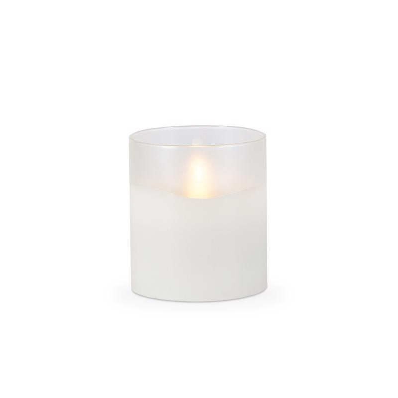 Everlasting Glow White No Scent Scent Flameless Hand Poured Candle