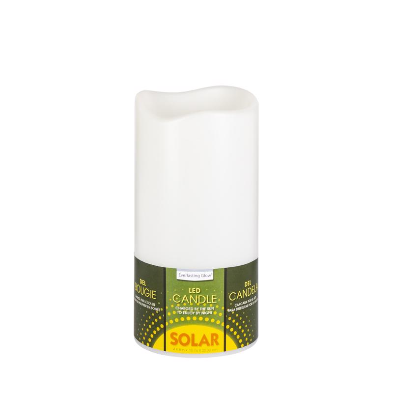 Everlasting Glow Candle Table Decor Plastic 4 in.