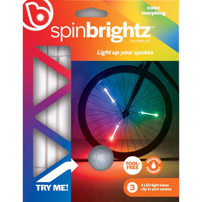 Brightz Spin Brightz Multicolor LED Bike Accessory ABS Plastics