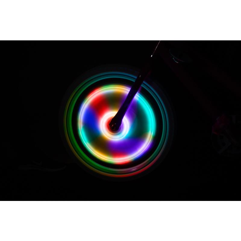 Brightz Spin Brightz Multicolor LED Bike Accessory ABS Plastics