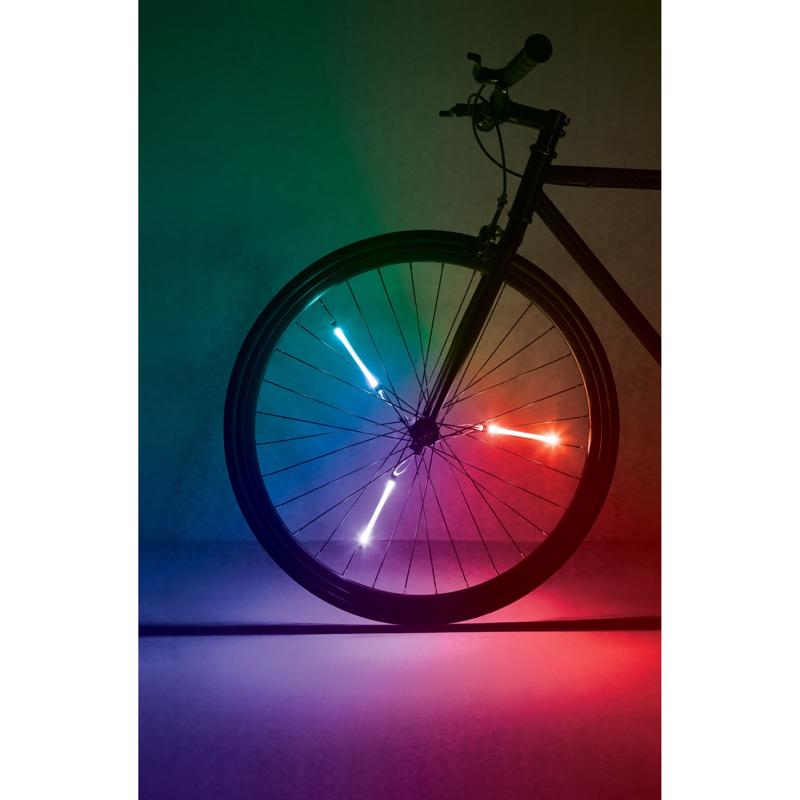 Brightz Spin Brightz Multicolor LED Bike Accessory ABS Plastics