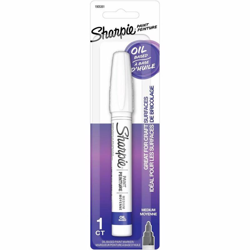 Sharpie Oil Based White Medium Tip Paint Marker