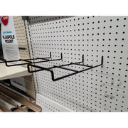 Black Metal Mailbox Post Peg Hook 2 pk