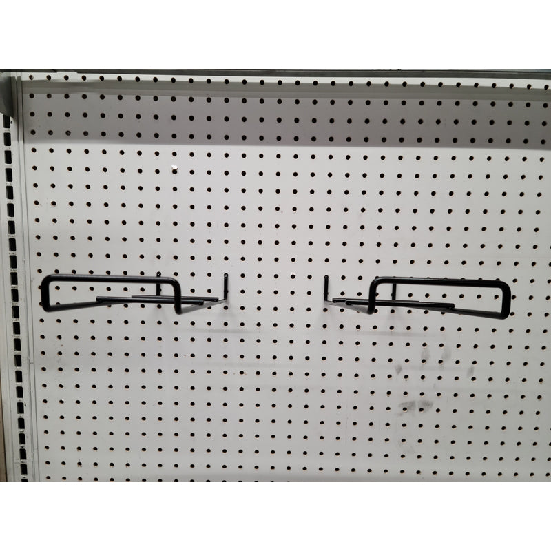 Black Metal Mailbox Post Peg Hook 2 pk