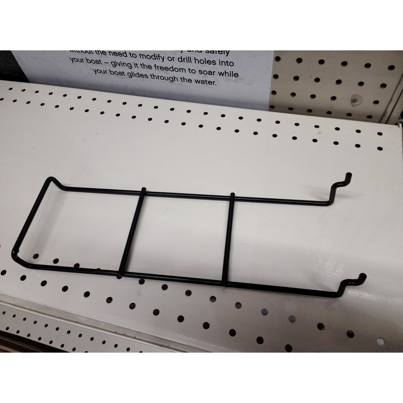 Black Metal Mailbox Post Peg Hook 2 pk