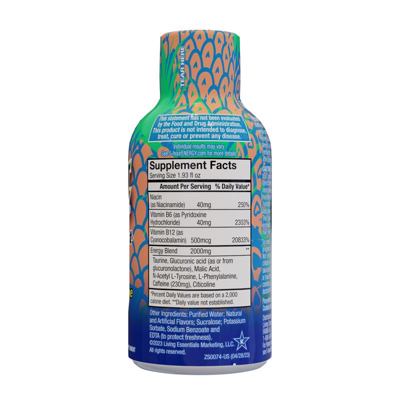 5-hour Energy Tropical Sugar Free Tropical Energy Shot 1.93 fl. oz.