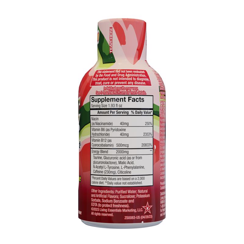 5-hour Energy Watermelon Sugar Free Watermelon Energy Shot 1.93 fl. oz.