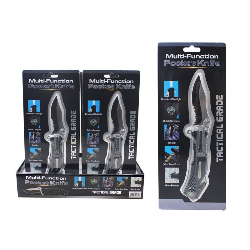 Diamond Visions Multi-Function Pocket Knife Black