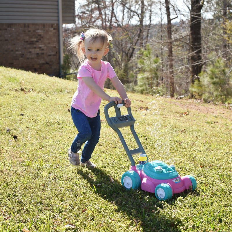 Maxx Bubbles Bubble N Go Mower Pink