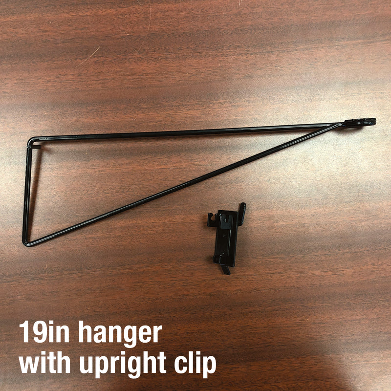 19 in. Black Metal Bracket Arm