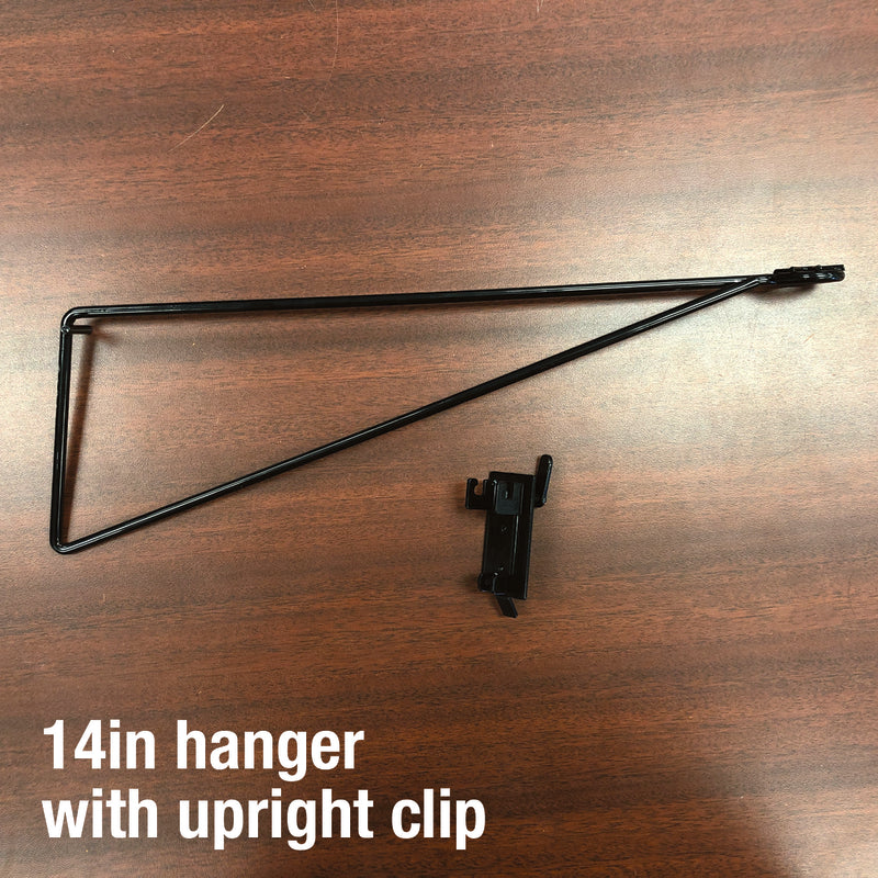 14 in. Black Metal Bracket Arm