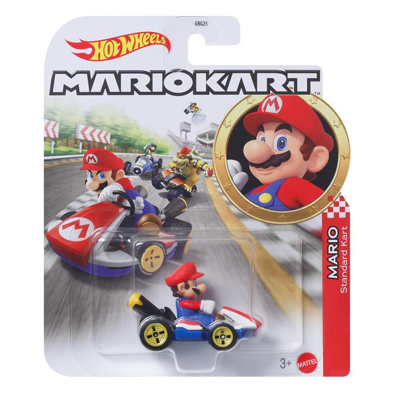 Hot Wheels Mario Kart Replica Vehicles Assorted