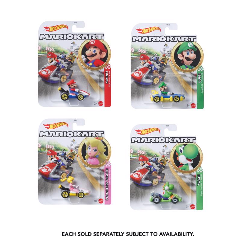 Hot Wheels Mario Kart Replica Vehicles Assorted