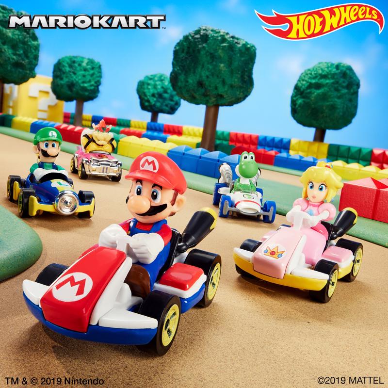 Hot Wheels Mario Kart Replica Vehicles Assorted