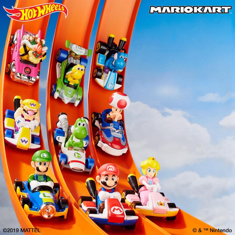 Hot Wheels Mario Kart Replica Vehicles Assorted