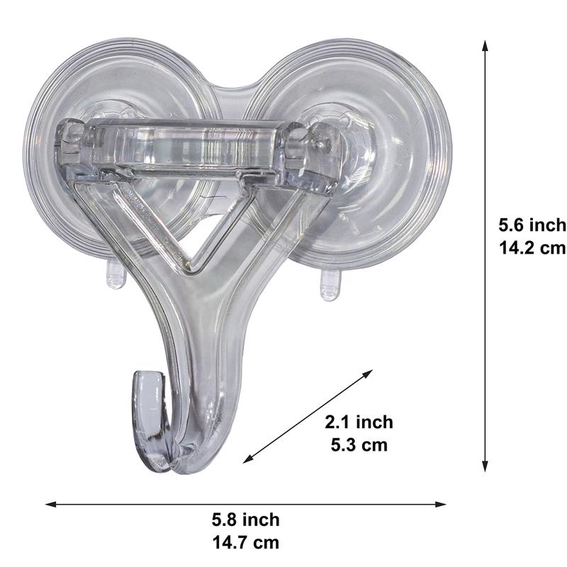 Celebrations Plastic Heavy Duty Hook with Suction Cup