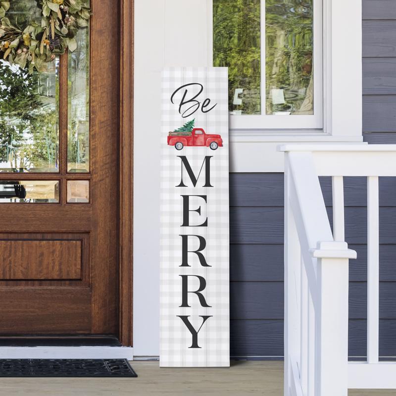 P Graham Dunn 47 in. Christmas and Halloween Assortment Porch Signs