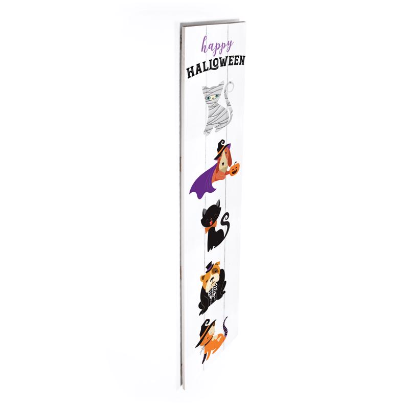P Graham Dunn 47 in. Christmas and Halloween Assortment Porch Signs
