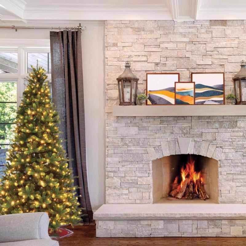 Celebrations 4 ft. Pencil LED 150 ct Grand Illum Color Changing Christmas Tree