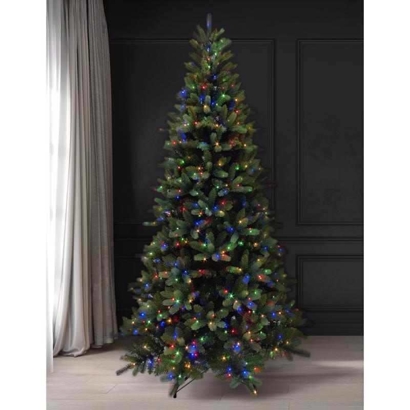 Holiday Bright Lights 1-2 Tree 9 ft. Full LED 1100 ct Grand Illum Color Changing Christmas Tree