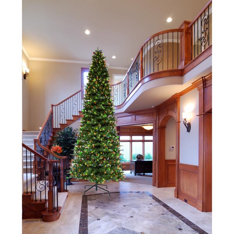 Holiday Bright Lights 1-2 Tree 12 ft. Full LED 1500 ct Grand Illum Color Changing Christmas Tree