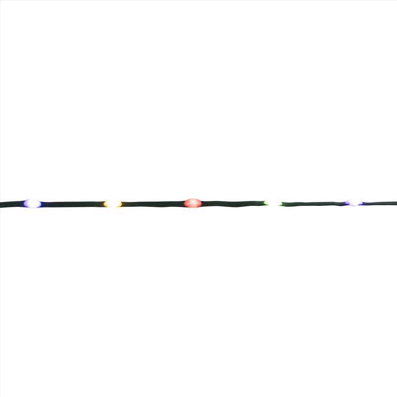 Celebrations Platinum LED Micro Multicolored 200 ct String Christmas Lights 33 ft.