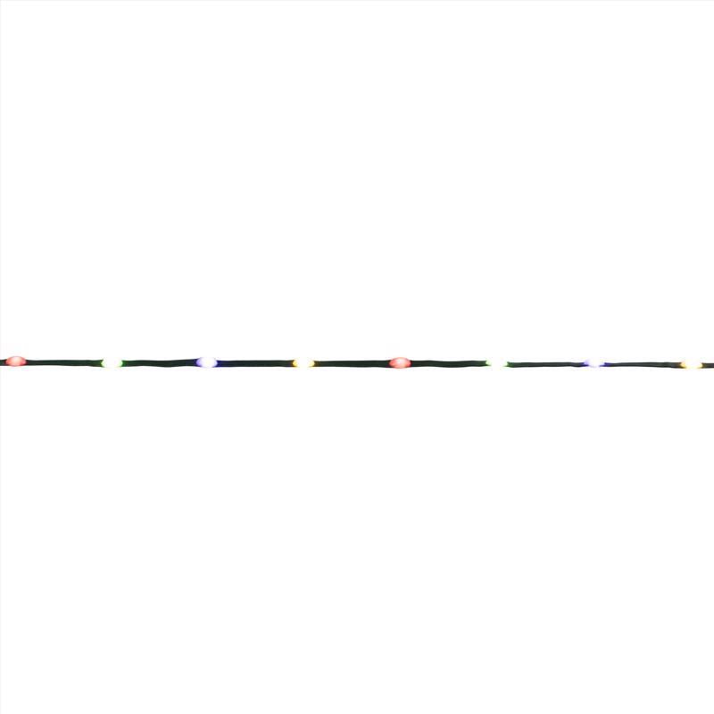 Celebrations Platinum LED Micro Multicolored 200 ct String Christmas Lights 33 ft.